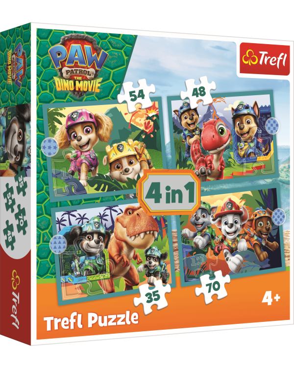 Дополнительное изображение книги «TREFL PAW PATROL Комплект пазлов 4в1 Paw Patrol»