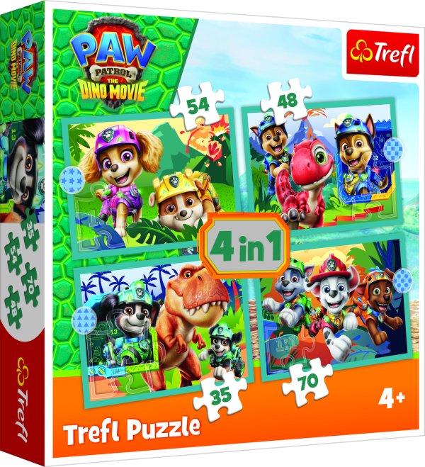 Обложка книги «TREFL PAW PATROL Комплект пазлов 4в1 Paw Patrol»