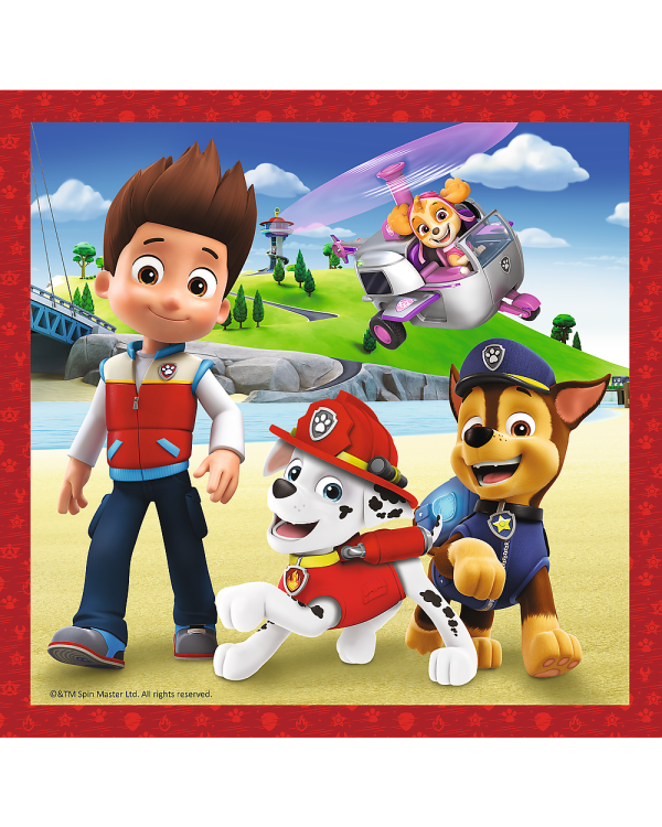 TREFL PAW PATROL Комплект пазлов 3 в 1