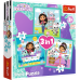 TREFL GABBY´S DOLLHOUSE Комплект пазлов 3в1