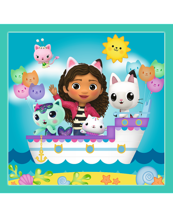 TREFL GABBY´S DOLLHOUSE Комплект пазлов 3в1
