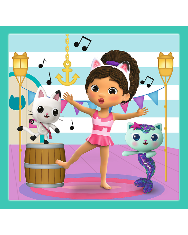 TREFL GABBY´S DOLLHOUSE Комплект пазлов 3в1