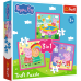 TREFL PEPPA PIG Комплект пазлов 3в1 Свинка Пеппа