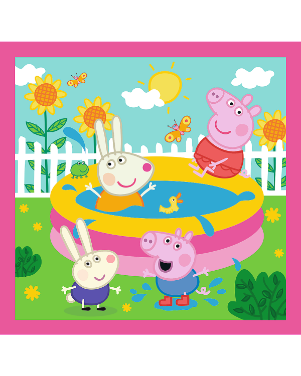 TREFL PEPPA PIG Комплект пазлов 3в1 Свинка Пеппа