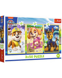 TREFL PAW PATROL Комплект пазлов, 3x50 шт.