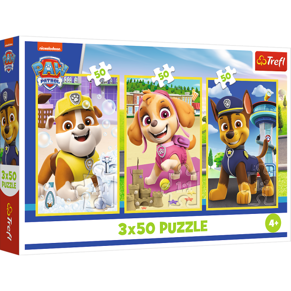 TREFL PAW PATROL Комплект пазлов, 3x50 шт.