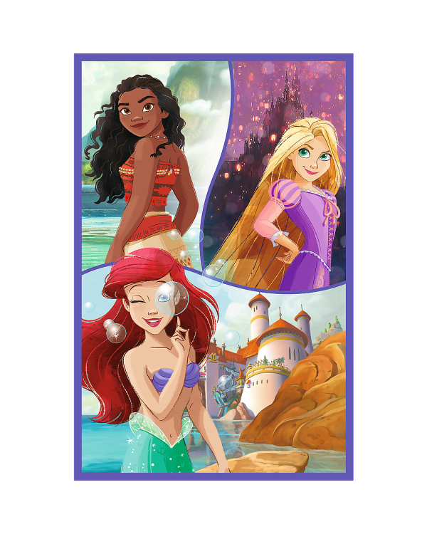 Дополнительное изображение книги «TREFL DISNEY PRINCESS Комплект пазлов Друзья, 3x80 шт.»