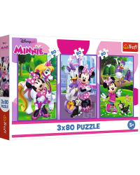 TREFL DISNEY MICKEY MOUSE Набор пазлов, 3 x 80 шт.