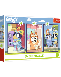 TREFL BLUEY Комплект пазлов, 3x50 шт.