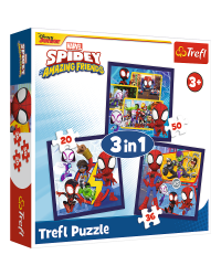 TREFL SPIDEY Комплект пазлов 3в1