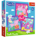 TREFL PEPPA PIG Комплект пазлов 3в1 Свинка Пеппа