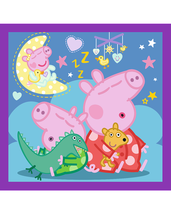 TREFL PEPPA PIG Комплект пазлов 3в1 Свинка Пеппа
