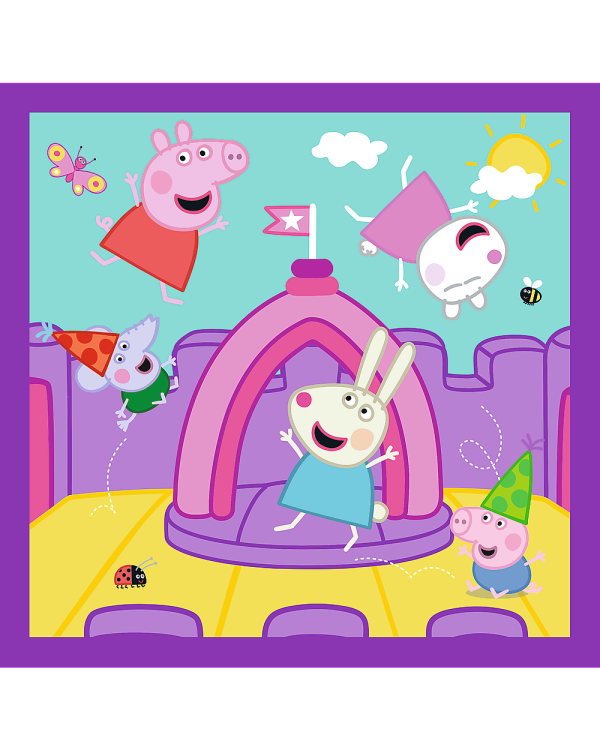TREFL PEPPA PIG Комплект пазлов 3в1 Свинка Пеппа