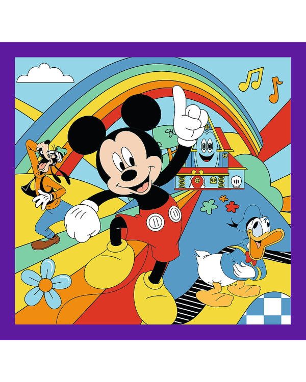 TREFL DISNEY Комплект пазлов 3в1 Микки-Маус