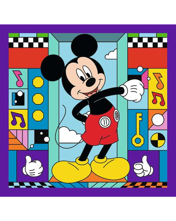 TREFL DISNEY Комплект пазлов 3в1 Микки-Маус