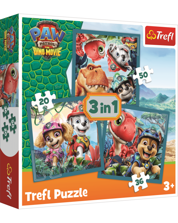 Дополнительное изображение книги «TREFL PAW PATROL Комплект пазлов 3 в 1»