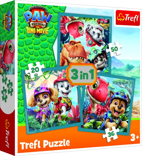 Обложка книги «TREFL PAW PATROL Комплект пазлов 3 в 1»