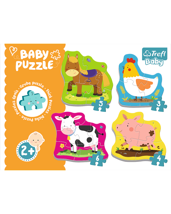 TREFL Пазл для малышей Животные на ферме