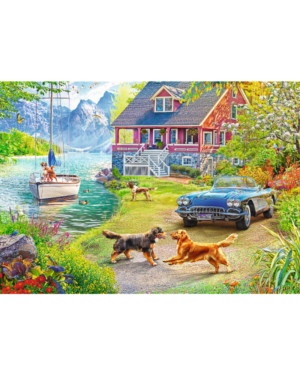 TREFL Набор пазлов Summertime relax, 2x500 шт.