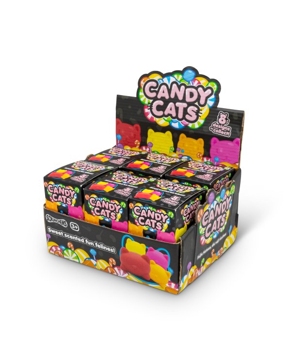 SCRUNCHEMS Конфетный кот Stresstoy