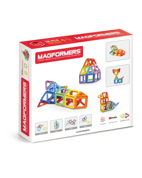 MAGFORMERS 26 Set магнитный конструктор