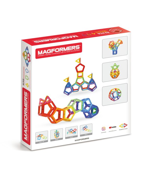 MAGFORMERS 62 Set магнитный конструктор