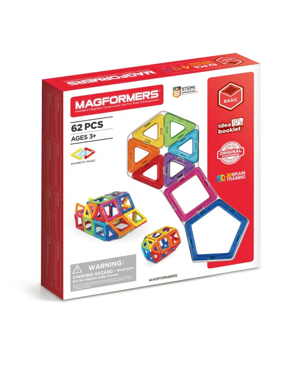 MAGFORMERS 62 Set магнитный конструктор