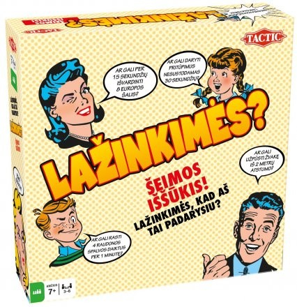 TACTIC Настольная игра Wanna Bet? (на литовском яз.) TACTIC Настольная игра Wanna Bet? (на литовском яз.)