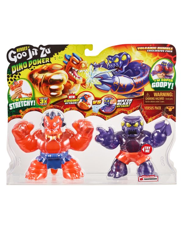 HEROES OF GOO JIT ZU 2 героя Dino Power W3