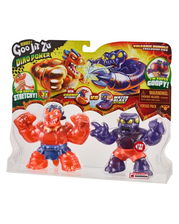 HEROES OF GOO JIT ZU 2 героя Dino Power W3
