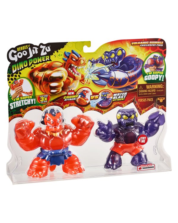 HEROES OF GOO JIT ZU 2 героя Dino Power W3
