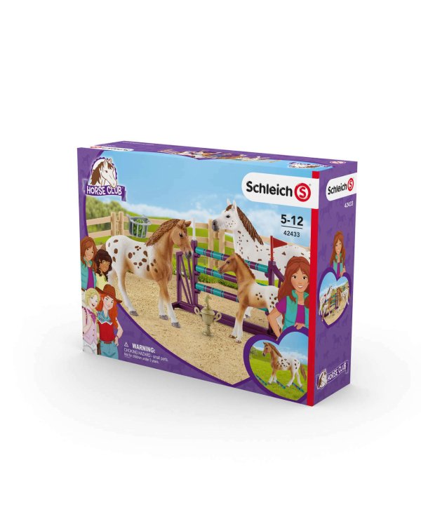 SCHLEICH HORSE CLUB Лиза Проводит Тренировку Для Участия В Турнире