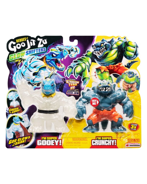 HEROES OF GOO JIT ZU Glow Shifters двойная упаковка