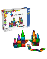 MAGNA-TILES Набор магнитного конструктора Цвета, 100 деталей