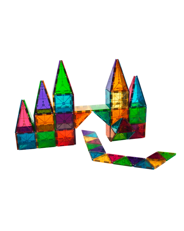 MAGNA-TILES Набор магнитного конструктора Цвета, 100 деталей