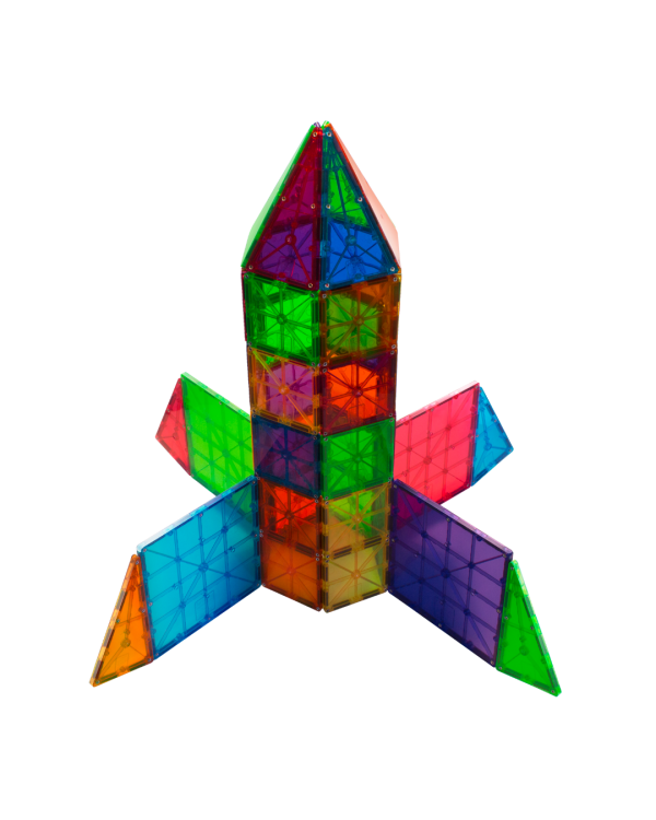 MAGNA-TILES Набор магнитного конструктора Цвета, 100 деталей