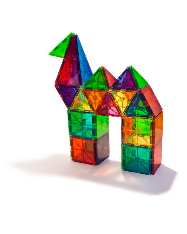 MAGNA-TILES Набор магнитного конструктора Цвета, 100 деталей