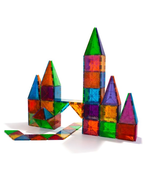 MAGNA-TILES Набор магнитного конструктора Цвета, 100 деталей