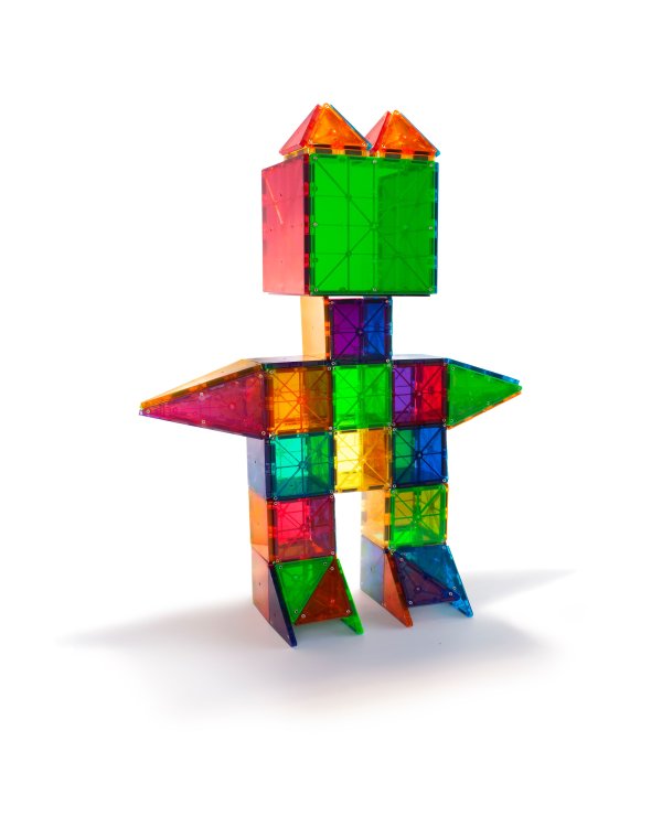 MAGNA-TILES Набор магнитного конструктора Цвета, 100 деталей
