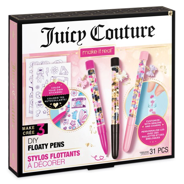 Обложка книги «MAKE IT REAL Juicy Couture набор ручек Floaty»