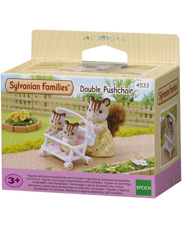SYLVANIAN FAMILIES Прогулочная коляска для двойни