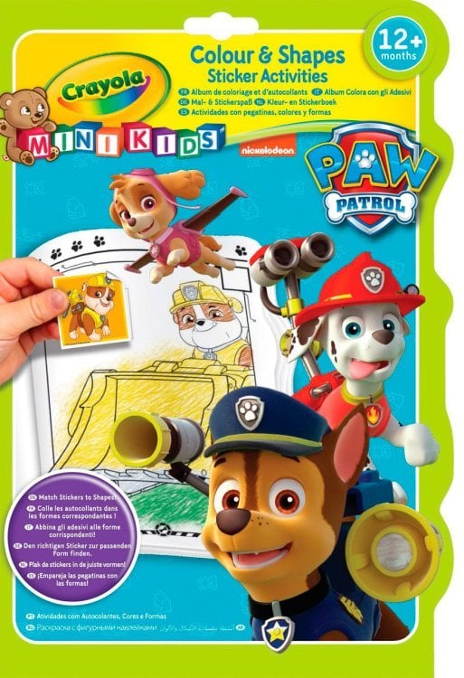CRAYOLA PAW PATROL Раскраска с наклейками