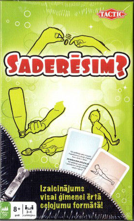 TACTIC Настольная игра "Спорим?", дорожная версия (на латышском яз.)