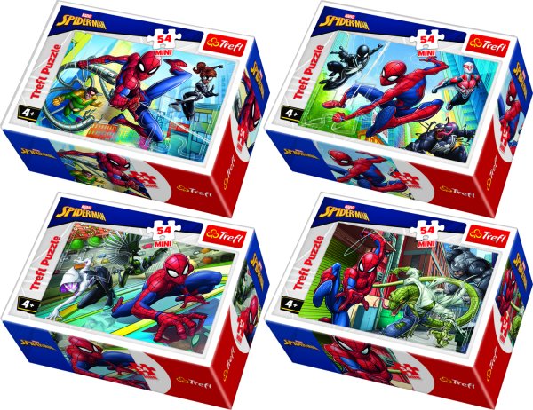 TREFL SPIDER-MAN Минипазл Человек-паук 54 шт. TREFL SPIDER-MAN Минипазл Человек-паук 54 шт.