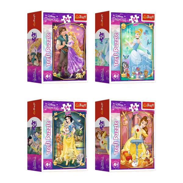 TREFL DISNEY PRINCESS Минипазл Принцессы 54 шт.
