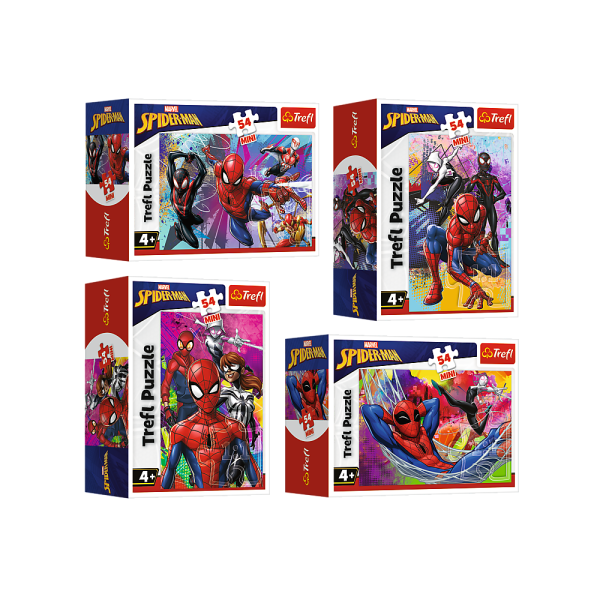 TREFL SPIDER-MAN Минипазл Человек-паук 54 шт.