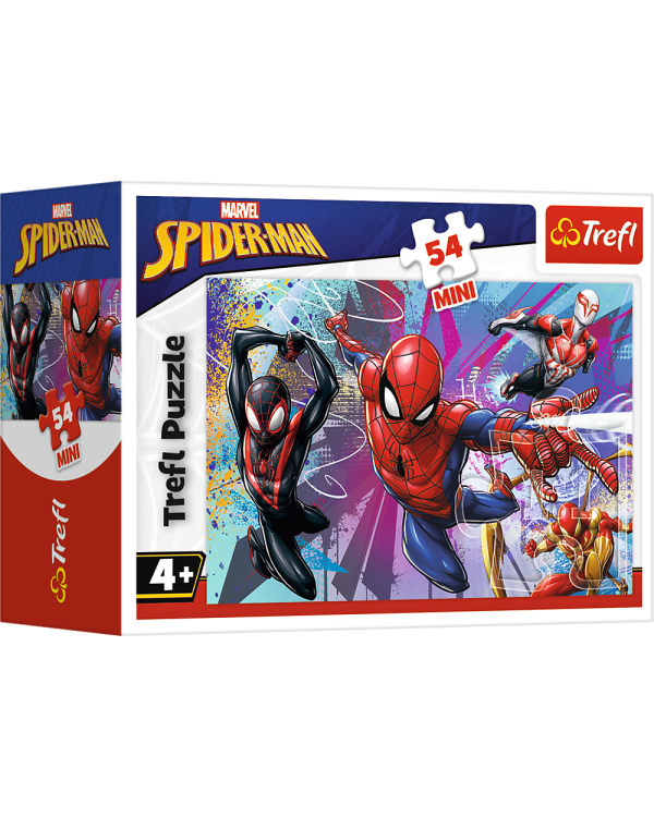 TREFL SPIDER-MAN Минипазл Человек-паук 54 шт.