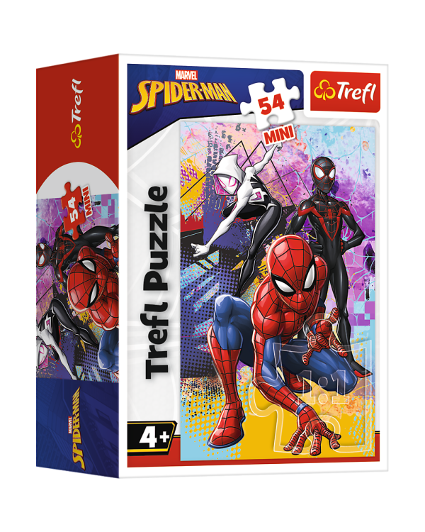 TREFL SPIDER-MAN Минипазл Человек-паук 54 шт.