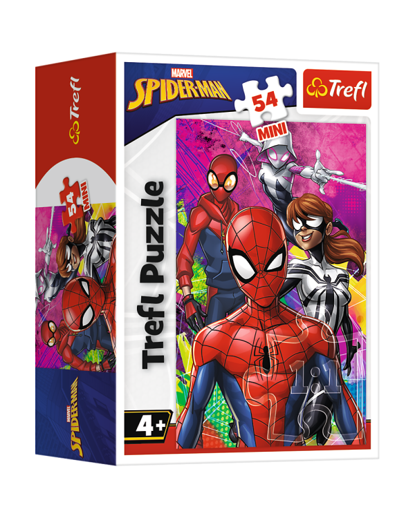 TREFL SPIDER-MAN Минипазл Человек-паук 54 шт.