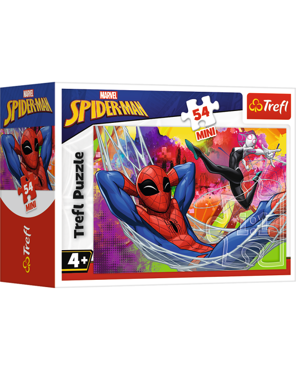 TREFL SPIDER-MAN Минипазл Человек-паук 54 шт.